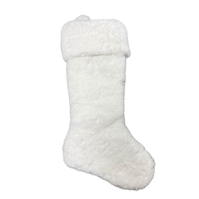 White Fur Stocking
